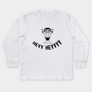 Babu Frik Heyy Heyyy Kids Long Sleeve T-Shirt